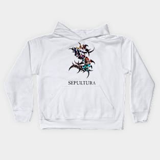 Sepultura bang 5 Kids Hoodie